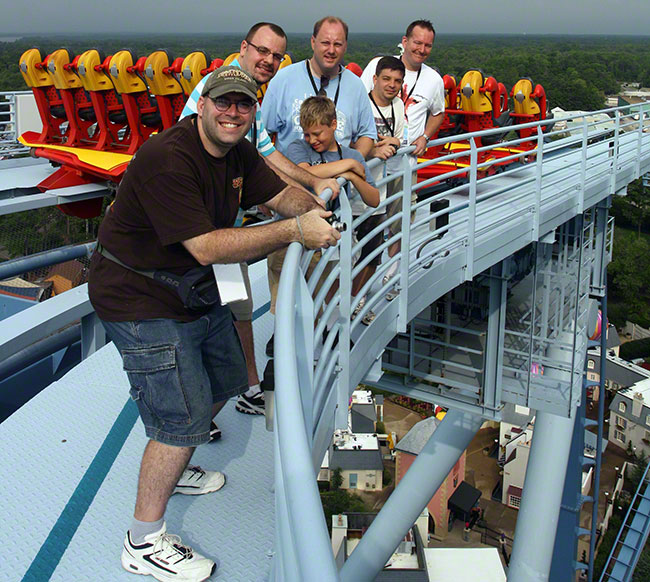 The Griffon Roller Coaster at Busch Gardens Europe, Williamsburg, Virginia