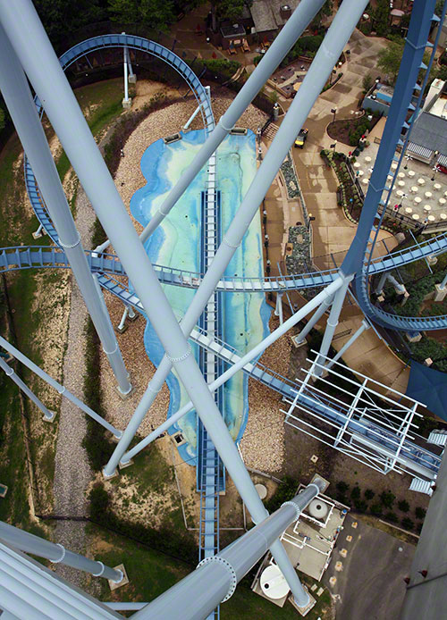 The Griffon Roller Coaster at Busch Gardens Europe, Williamsburg, Virginia