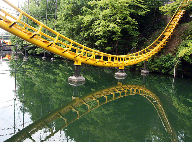 The Loch Ness Monster Roller Coaster at Busch Gardens Europe, Williamsburg, Virginia