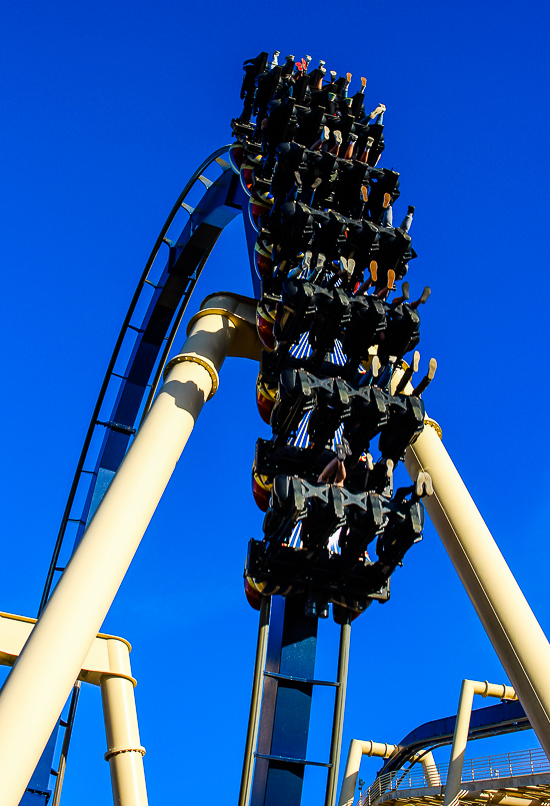 The Montu roller coaster at Busch Gardens Tampa, Tampa, Florida