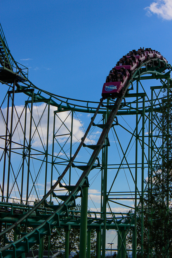 The Vortex Rollercoaster at Calaway Park, Springbank Alberta, Canada