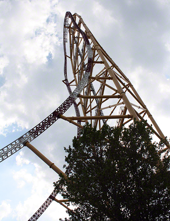 The Top Thrill Dragster Roller Coaster at Cedar Point Amusement Park, Sandusky Ohio