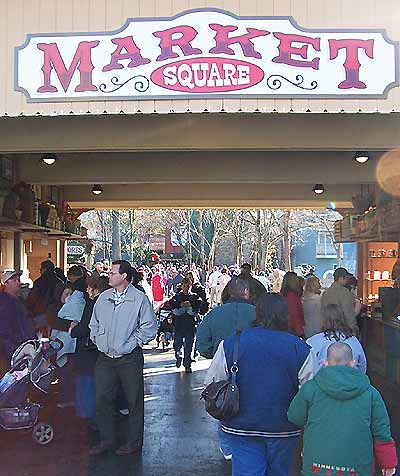 Market Square at Dollywood, Pigeon Forge, Tennessee