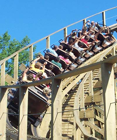 Thunderhead Rollercoaster at Dollywood, Pigeon Forge Tennessee