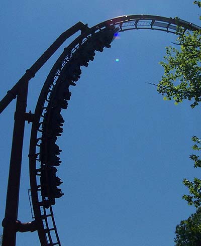 The Tennessee Tornado Rollercoaster at Dollywood, Pigeon Forge Tennessee