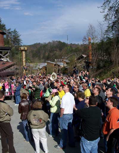 Mystery Mine Rollercoaster at Dollywood, Pigeon Forge, TN