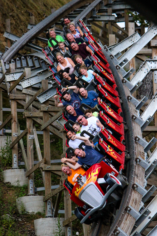 The Lightning Rod Rollercoaster at Dollywood Theme Park, Pigeon Forge, Tennessee