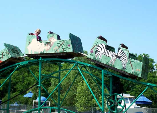 The Safari Coaster at Fun Spot, Angola, Indiana