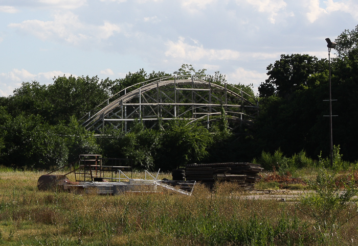 The Roller Coaster at the Abandoned Joyland Amusement Park, Wichita, Kansas