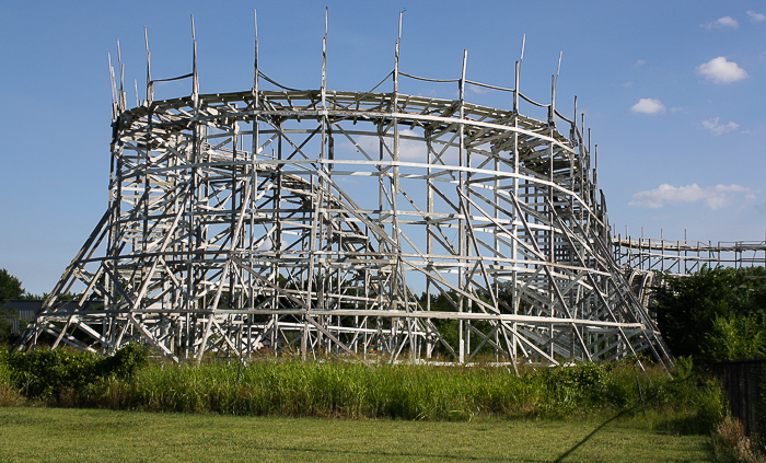 The Roller Coaster at the Abandoned Joyland Amusement Park, Wichita, Kansasi