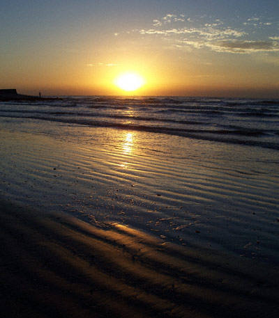 Sunrise over the Gulf of Mexico, Galveston Texas