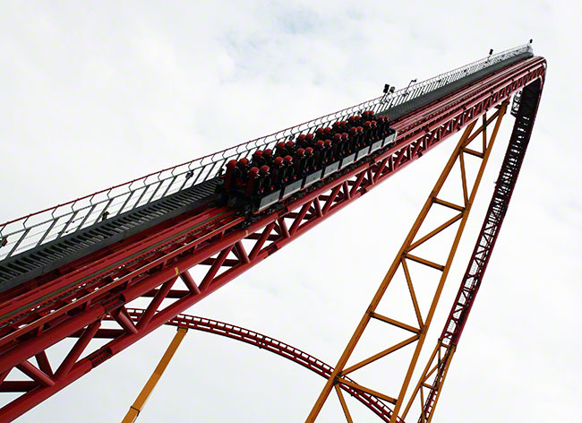 The Intimidator 305 Rollercoaster at Kings Dominion, Doswell, Virginia