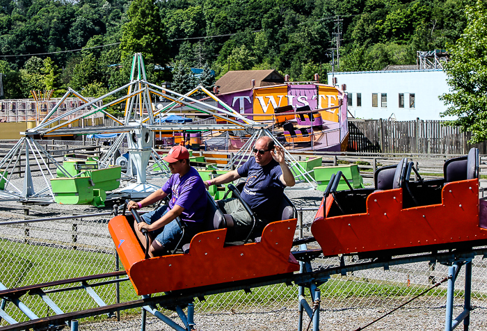 The Little Leaper Roller Coaster at Lakemont Park and The Island Waterpark, Altoona, Pennsylvania