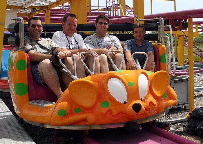 The Crazy Mouse Roller Coaster at Martin's Fantasy Island Amusement Park, Grand Island, New York