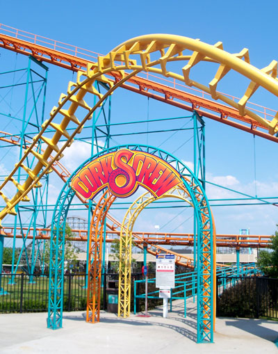 The Corkscrew Rollercoaster at Michigan's Adventure, Muskegon, MI