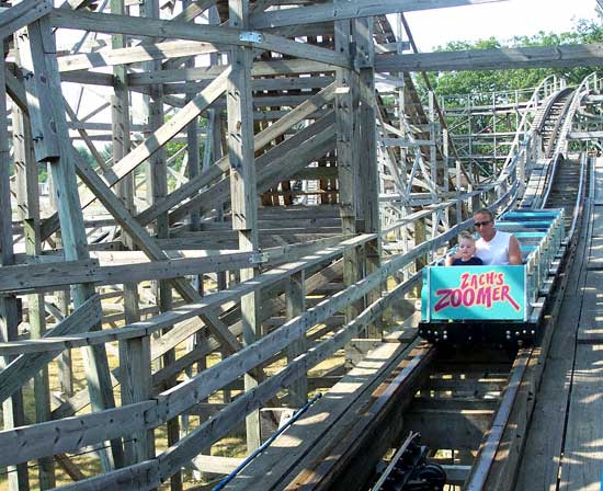 The Zach's Zoomer Rollercoaster at Michigan's Adventure, Muskegon, MI