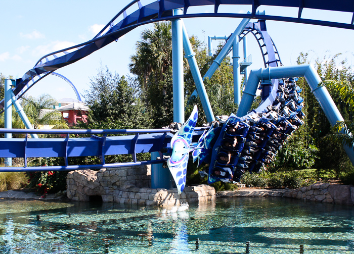 The Manta Rollercoaster at SeaWorld Orlando, Orlando, Florida