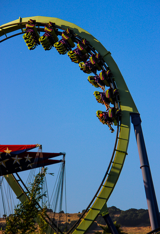 The Medusa Roller Coaster at Six Flags Discovery Kingdom, Vallejo, California