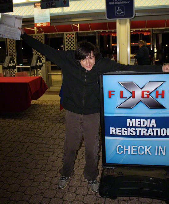 Media Day For The New For 2012 X-Flight Rollercoaster at Six Flags Great America in Gurnee, Illinois