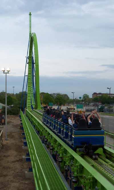 Greezed Lightnin's Launch Mechanism @ Six Flags Kentucky Kingdom