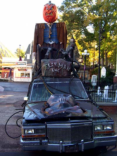Fright Fest Decorations At Six Flags Over Georgia, Austell, GA