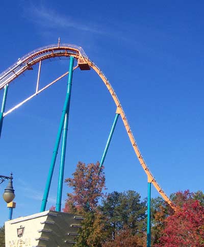 The new for 2006 Goliath Hypercoaster at Six Flags Over Georgia, Austell, GA