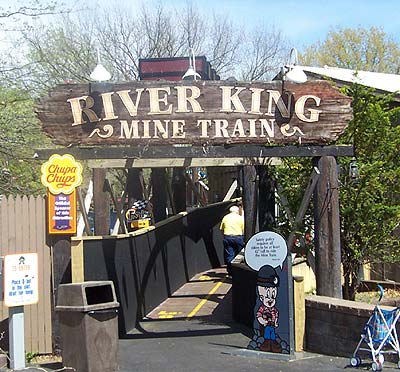 The River King Mine Train at Six Flags St. Louis