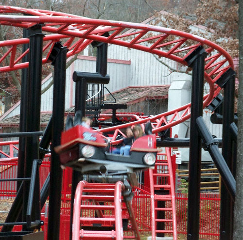 The Tony Hawk's Big Spin Rollercoaster at Six Flags St. Louis, Eureka, Missouri