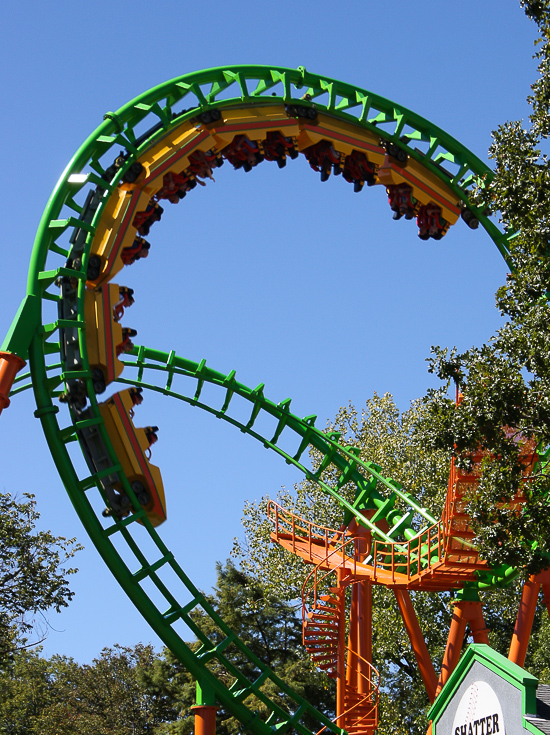 The Boomerang Rollercoaster at Six Flags St. Louis, Eureka, Missouri