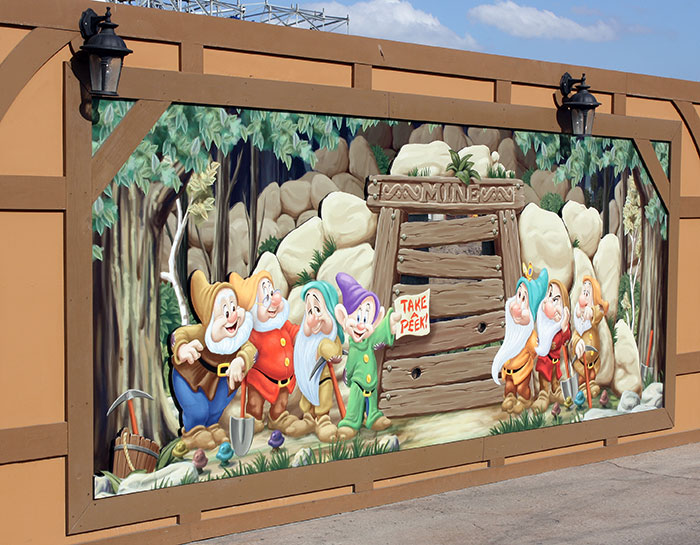 The Seven Dwarves Mine Train at Walt Disney World The Magic Kingdom, Lake Buena Vista, Florida