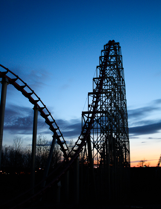 Mamba Roller Coaster at Worlds of Fun, Kansas City, Missouri