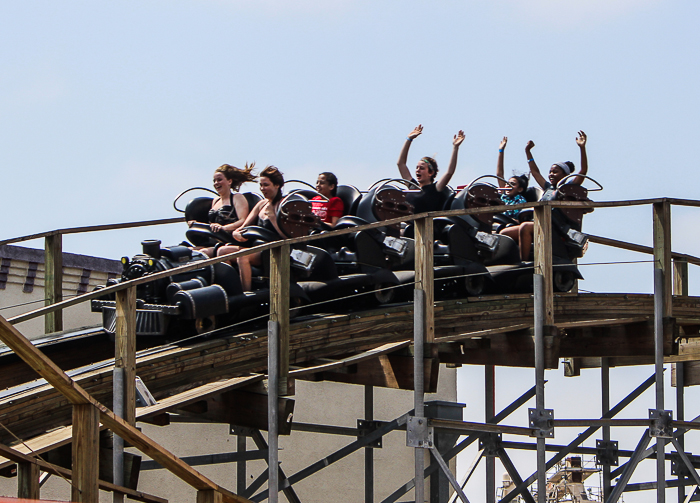 The Switchback Roller Coaster at ZDT's Amusement Park, Seguin, Texas
