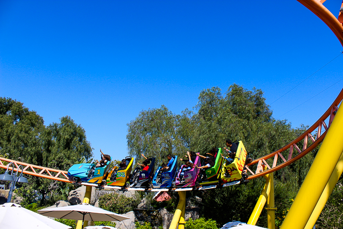 The Rewind Racers Rollercoaster at Adventure City, Anaheim, California