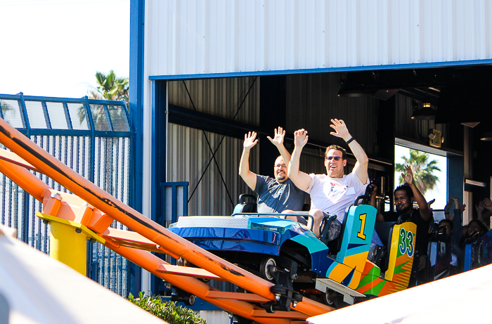 The Rewind Racers Rollercoaster at Adventure City, Anaheim, California