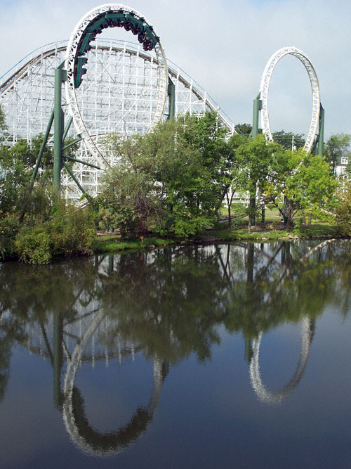 The Dragon Roller Coaster At Adventureland, Altoona, Iowa 