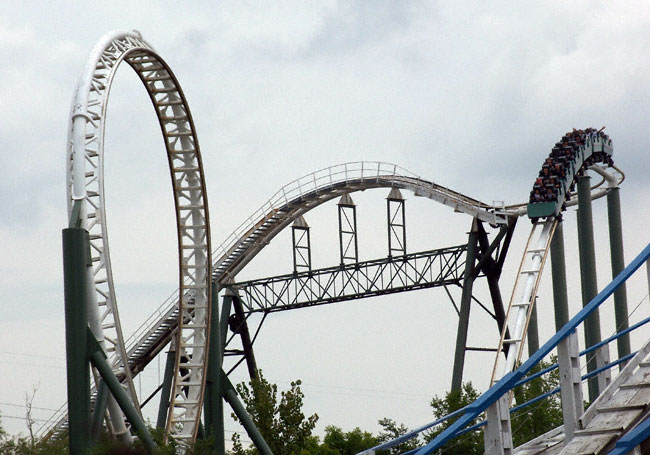 The Dragon Roller Coaster At Adventureland, Altoona, Iowa 