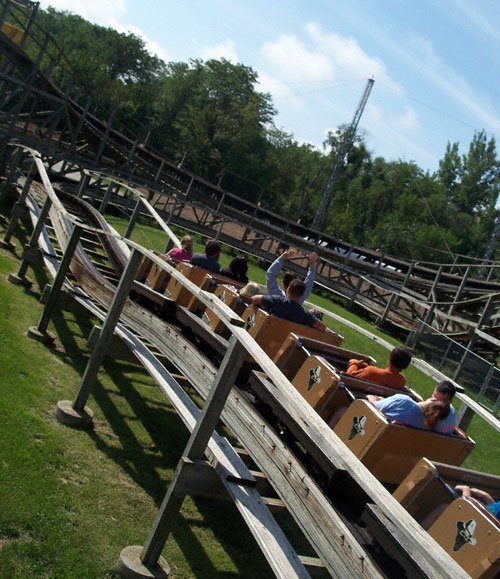 The Outlaw Roller Coaster At Adventureland, Altoona, Iowa 