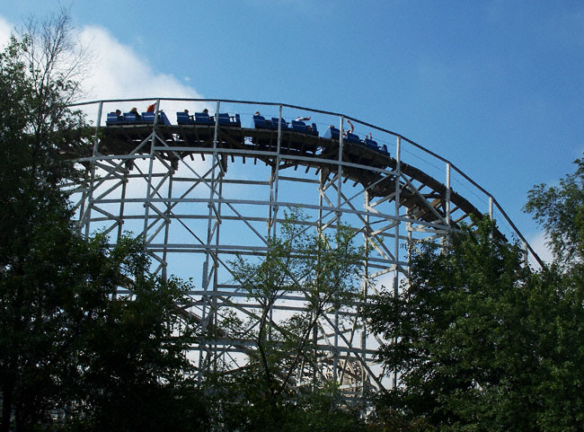 The Tornado Roller Coaster at Adventureland, Altoona, Iowa