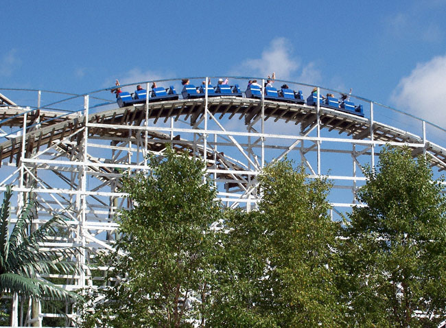 The Tornado Roller Coaster at Adventureland, Altoona, Iowa