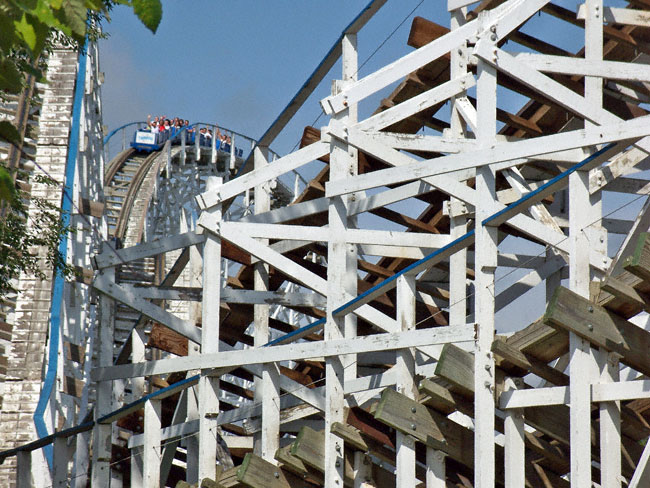 The Tornado Roller Coaster at Adventureland, Altoona, Iowa