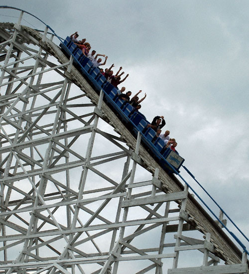 The Tornado Roller Coaster at Adventureland, Altoona, Iowa