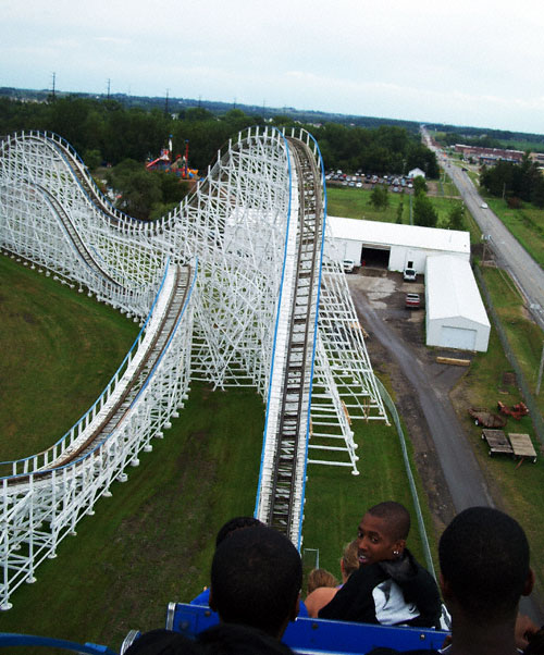 The Tornado Roller Coaster at Adventureland, Altoona, Iowa