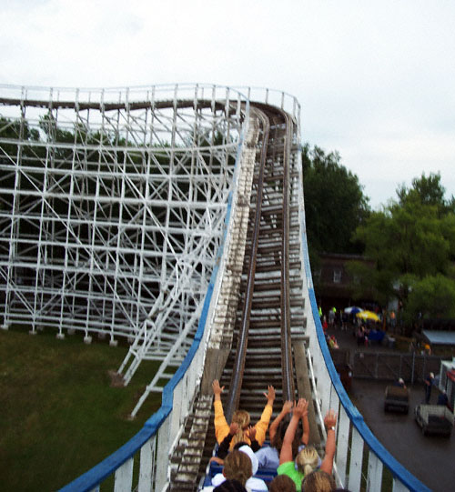 The Tornado Roller Coaster at Adventureland, Altoona, Iowa