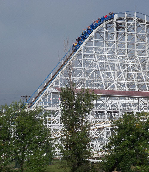 The Tornado Roller Coaster at Adventureland, Altoona, Iowa 