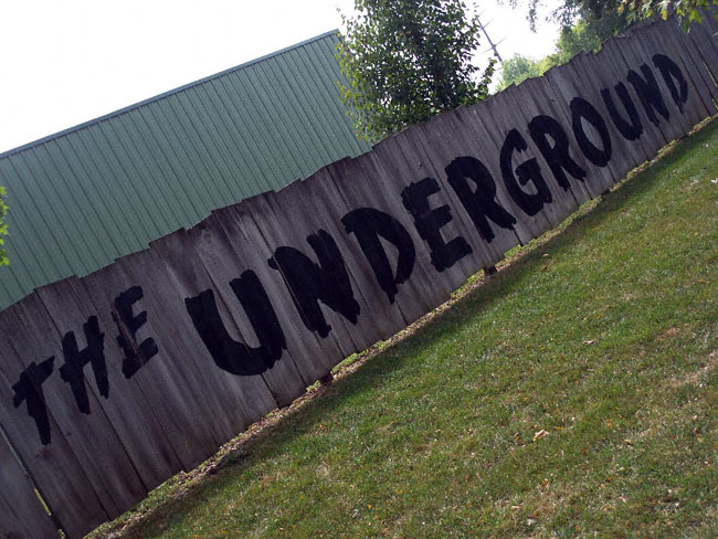 The Underground Roller Coaster at Adventureland, Altoona, Iowa 