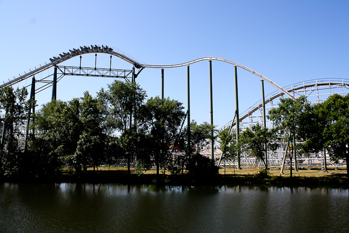 The Dragon Roller Coaster at Adventureland Amusement Park, Altoona, Iowa