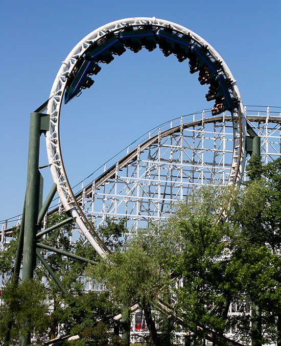 The Dragon Roller Coaster at Adventureland Amusement Park, Altoona, Iowa