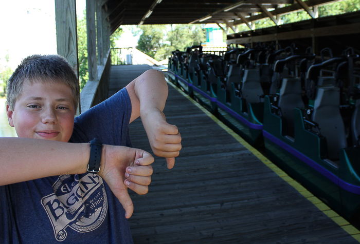 The Dragon Roller Coaster at Adventureland Amusement Park, Altoona, Iowa