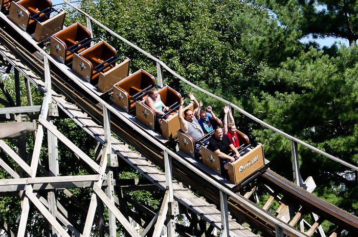 The Outlaw Roller Coaster at Adventureland Amusement Park, Altoona, Iowa