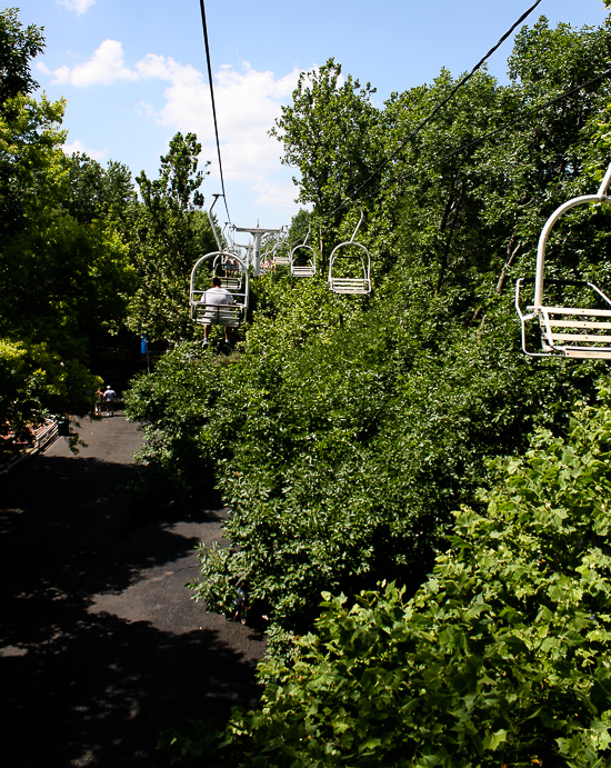 The Sky Ride at Adventureland Amusement Park, Altoona, Iowa